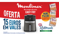 Na compra de uma EASY FRY Moulinex oferta 15€ em vales Na compra de uma EASY FRY Moulinex oferta 15€ em vales